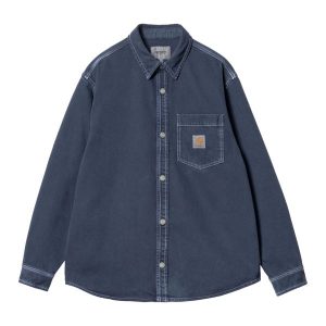 Carhartt WIP George Overshirt Donker Blauw