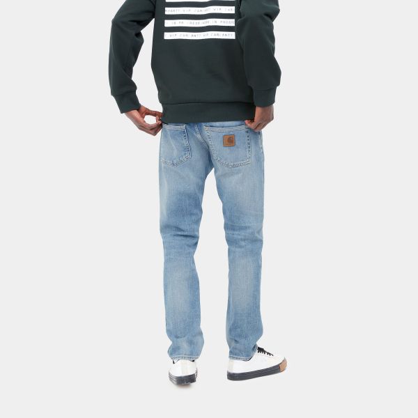 Carhartt WIP Klondike Jeans Licht Blauw - Afbeelding 3